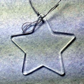 Star Shape Crystal Christmas Ornament